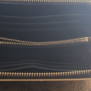 Tory Burch Black and Gold Wallet